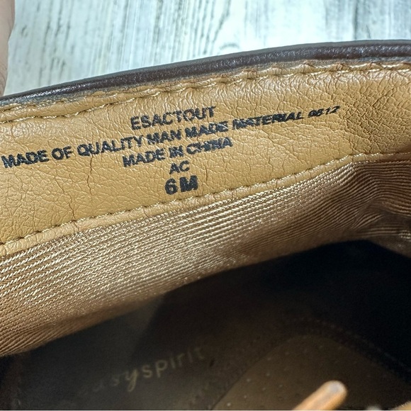 Easy Spirit Esactout Brown Leather Ankle Boots with Side Button Detail #321 - Picture 13 of 13